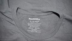 Halloween II Slay All Day Michael Myers Hockey Mask Mens Charcoal Shirt New XL