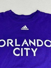 Adidas The Go-To Tee Men’s T-Shirt Purple Medium Orlando City Graphic SS M