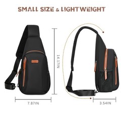 Crossbody Bags for Women Waterproof Nylon Cross Body Travel Shoulder Handbags…