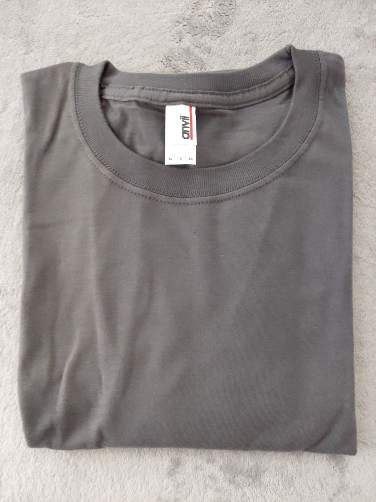 Anvil Shirt Mens XL Crewneck Classic Tee T-Shirt Casual Basic Soft Top