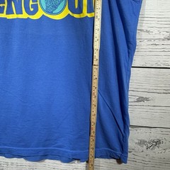 The Hangout Tank Top XL Gulf Shores Alabama Blue Yellow Shaka Sand in My Boots