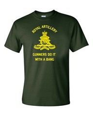 Royal Artillery, T-Shirt, British Army, Germany,BAOR, Military, Soldier,Gunner