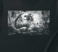 Godzilla-1.0 T-shirt [B] Monochrome TOHO Godzilla Store Japan Limited Kaiju New