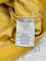 Vintage 2000s Nike ACG Waffle Thermal Shirt Mens L Mustard Yellow Gorpcore