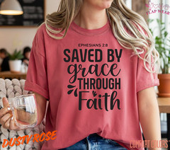 Unisex Saved By Grace Throu T-Shirt, Men T shirt,Women T shirt Gift ReligionTop