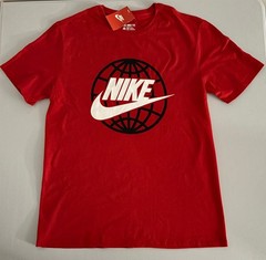 Nike Futura World Wide Sport T-Shirt Varsity Red/Black/White Men’s Large 2XL 3XL