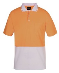 Jb’s wear Hi Vis Traditional Work Safety Polo with Quick drying fabric UPF 50+