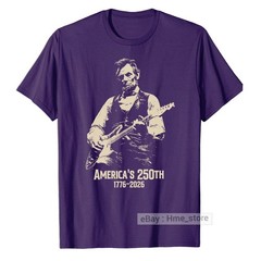 Abraham Lincoln Playing Guitar T-shirt 4th of July 250th Anniversary America Tee