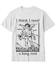 I Think I Need A Long Rest Cotton T-Shirt Funny Shirt For Men Women