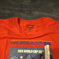 FIFA World Cup 26 Men’s Houston We Are 26 Red Crew Neck Short Sleeve T-Shirt L