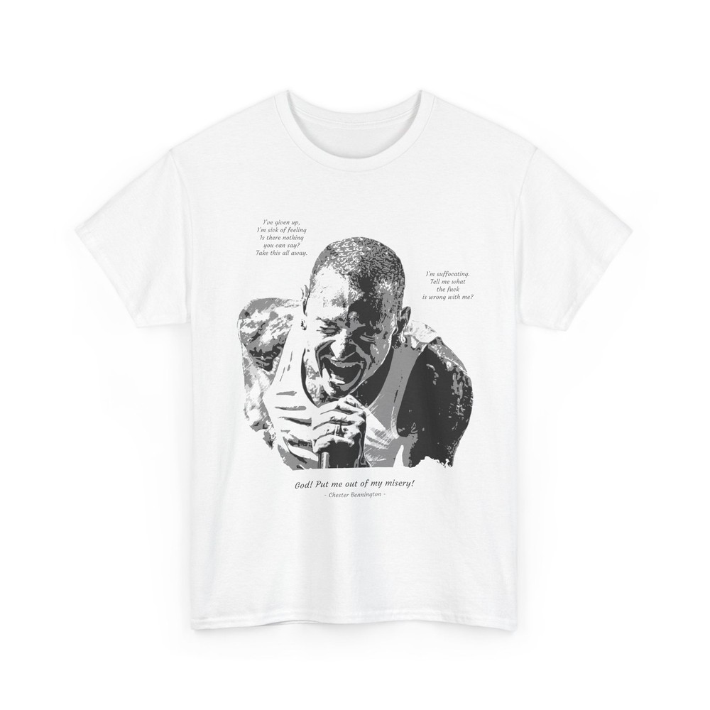 Chester Bennington screams Given Up, Linkin Park Graphic T-Shirt