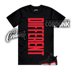 6 Infrared Salesman Black Light Crimson Solar Red T Shirt Match DFRNT