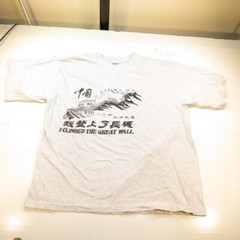 I CLIMBED THE GREAT WALL CHINA CHINESE VintageStyle T SHIRT Mens XXL PROMO STARS