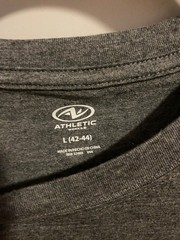 BRAND NEW MEN’S SIZE LARGE ATHLETIC WORKS AQUA JASPER HEATHER MUSCLE TANK TOP