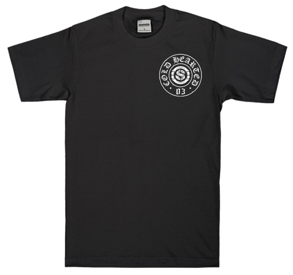 Streetwise Cold Hearted Graphic T-Shirt Black M-L-XL-2XL-3XL-4XL-5XL