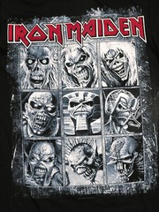 Iron Maiden T Shirt Official Nine Eddies Logo Heavy Metal Band S-2XL New