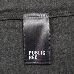 NWT Public Rec Go To Tee Shirt Mens XXL Heather Charcoal Gray Long Sleeve Crew