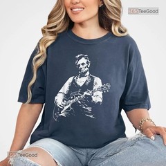 President Abraham Lincoln Guitar Shirt, Abe Lincoln Playing Guitar Design Tee