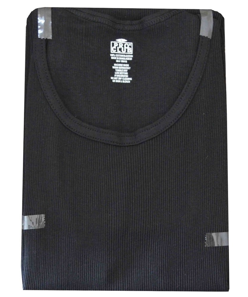 Pro Club A-shirts Tank Top Set of 3 Pcs Black