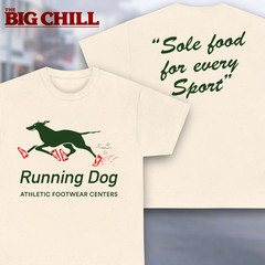 NEW Running Dog Athletic Footwear The Big Chill 1983 Deadstock Vintage Shirt