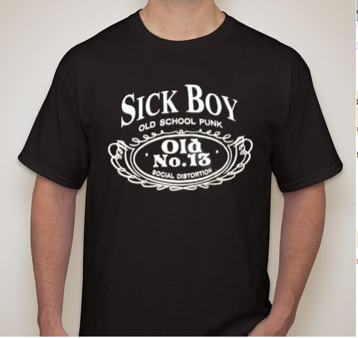 SOCIAL DISTORTION Sick Boy old school punk Thrash Punk rock band T shirt