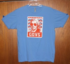 GOVS Cotton Heritage T-Shirt Soft 100% Ring Spun Cotton Men’s Large Nice