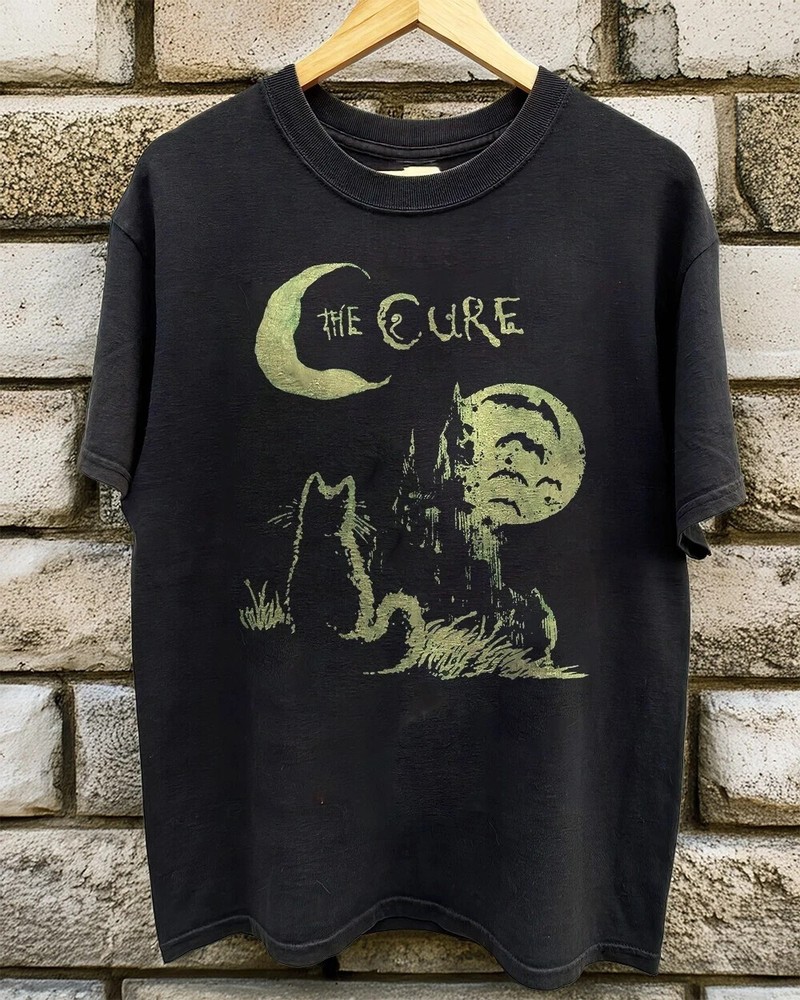 The Cure Love Cats Unisex Black T-shirt Size S-5XL Reprint AN51591