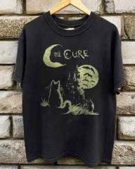 The Cure Love Cats Unisex Black T-shirt Size S-5XL Reprint AN51591