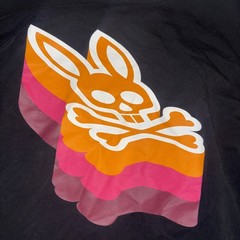 Psycho Bunny Mens Long Sleeve black size 8 men’s large free shipping 👀🔥❗️