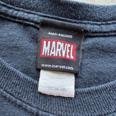 Marvel Mad Engine Lineup Tee Mens XL Black Iron Man Avengers Graphic T-Shirt