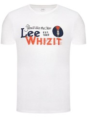 LEE Jeans – Regualr Fit Heritage Tee Spellout Logo – White [Medium Tall Fit]
