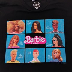 Barbie Mattel Unisex Men’s T-Shirt Size XL Graphic Print Black Crew Neck