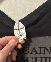 Vintage Medium Rage Against The Machine T Shirt Bay Island Sportswear Tag
