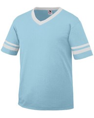 2 Pack Of Augusta Sportswear 360 Adult V-Neck Tee Sleeve Stripe Jersey T-Shirt