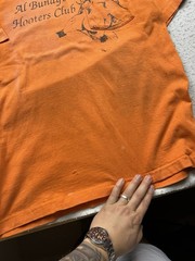 Vintage Men’s Married With Children Al Bundy’s Hooters Bar Pinup Shirt 80s L USA