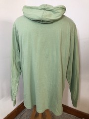 Life is Good Mens XL Longsleeved Hooded Tee Shirt Chillin Grillin Green Pouch
