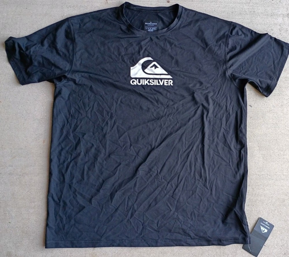 Quicksilver Black Graphic T-shirt Men’s Size XL 45 New with tag
