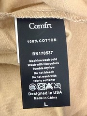 Comfrt Collection Camo T-Shirt Large High Sierra Brown Oversized Cotton Tee NWT