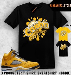 Tee Shirt Matching AJ 5 Tokyo 23 T23 2025 To Match Sneaker Fresh Crush T-Shirt