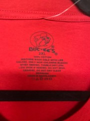 Buc-ees Bucees Main Logo Red T Shirt NWT Size Extra Extra Large