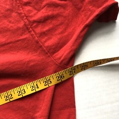 Vtg Disney Inc Red Mickey Mouse Sleepshirt T-Shirt Dress OSFM A2386