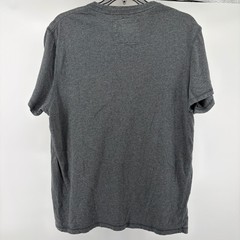 Y2K American Eagle Shirt Mens XXXL Gray Graphic Distressed Applique 2009