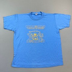 Vintage Russell Athletic Shirt Mens XL Blue Single Stitch Homecoming 95-96 USA
