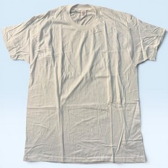 Jockey Shirt Mens Large White Blank Power Knit Tee T-Shirt USA Crewneck
