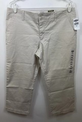 NWT Old Navy Women’s 12 Low Waist Stretch 97% Cotton Khaki Pants