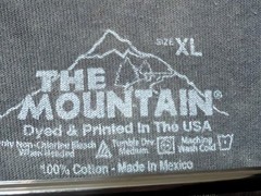 The Mountain Mens T-shirt Vintage 2005 Tie-Dye “Death Wish” Grim Reaper XL #6941