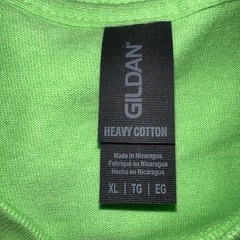Gildan Mens G500 Solid Heavy Cotton Plain Short Sleeve Green Casual Fit T-Shirt