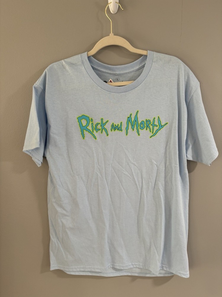 Rick and Morty Men’s large shirt Trippy Adult Swim
