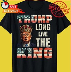 Trump Long Live The King Portrait T-Shirt