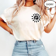 Comfort Colors Sun T-Shirt, Summer Shirt, Women Summer Shirt, Beach Shirt, Gift